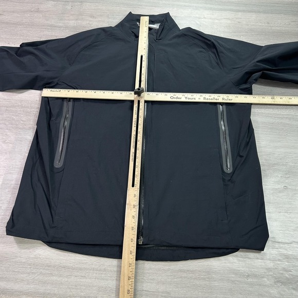Lululemon Jacket Mens XL Black Full Zip Windbreaker Reflective Running Cycling - Picture 6 of 16